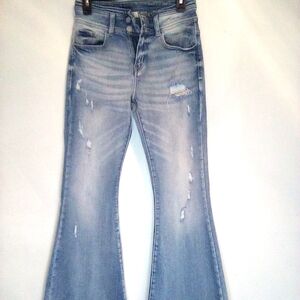 Flare wide leg jeans